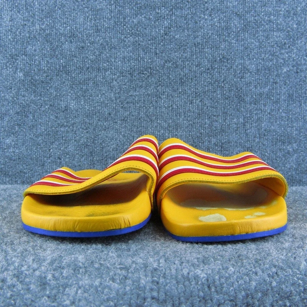 adidas McDonalds Eric Emanuel Men Slide Sandals Yellow Synthetic Slip On Size 12